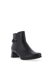 Gabor Braided Detail Ankle Boots, Black