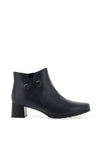 Gabor Loop Detail Heeled Ankle Boots, Navy