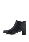 Gabor Loop Detail Heeled Ankle Boots, Navy