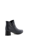 Gabor Loop Detail Heeled Ankle Boots, Navy