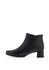 Gabor Loop Detail Heeled Ankle Boots, Black