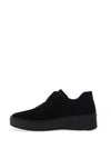 Gabor Suede Embellished Shoes, Black