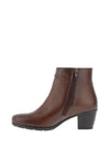 Gabor Block Heel Ankle Boots, Brown