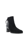 Gabor Crocodile Embossed Ankle Boots, Black