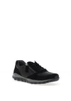 Gabor Rolling Soft Zip Detail Trainers, Black