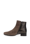 Gabor Buckle Detail Ankle Boots, Brown