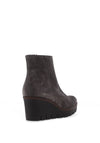 Gabor Suede Wedge Ankle Boots, Grey