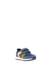 Geox Toddler Boy Alben Suede Trainer, Navy