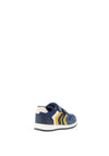 Geox Toddler Boy Alben Suede Trainer, Navy