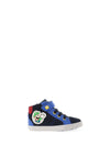 Geox Toddler Kilwi Hi Top Trainer, Navy Multi