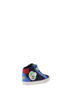 Geox Toddler Kilwi Hi Top Trainer, Navy Multi