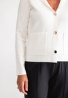 Gerry Weber Collared Button Up Cardigan, Cream