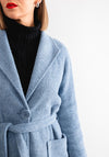 Goa Goa Tenerone Belted Coat, Blue