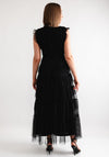 Goa Goa Tulle Tiered Long Dress, Black