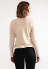 Goa Goa Pearl Embellished Sweater, Beige