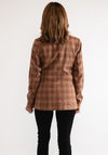 Goa Goa Boden Check Print Blazer, Brown