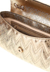 Guess Adelard Quilted Crossbody Bag, Gold