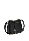 Guess Arlena 4G Logo Crossbody Bag, Black