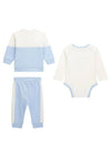 Guess Baby Boy Three Piece Tracksuit, Blue