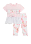 Guess Baby Girl Tulle Top and Legging Set, Pink