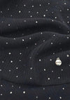 Guess Rhinestone Knit Scarf, Black