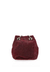 Guess Zalina Rhinestone Encrusted Pouch Bag, Claret