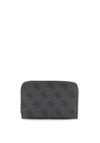 Guess Laurel SLG Logo Print Wallet, Charcoal