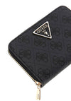 Guess Laurel SLG Logo Print Wallet, Charcoal