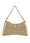 Guess Dili Embellished 4G Logo Shoulder Bag, Latte