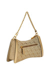 Guess Dili Embellished 4G Logo Shoulder Bag, Latte