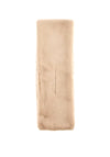 Guess Faux Fur Logo Scarf, Beige