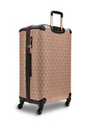 Guess Wilder Travel G Cube 28” Wheel Spinner Suitcase, Taupe Logo