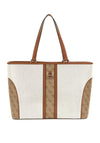 Guess Kerima 4G Logo Large Tote Bag, Natural Latte