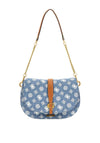 Guess Kuba Denim Saddle Shoulder Bag, Denim