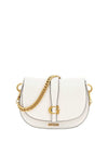 Guess Kuba Mini Saddle Crossbody Bag, Stone