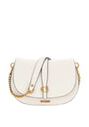 Guess Kuba Saddle Shoulder Bag, Stone