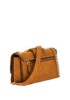 Guess Libera Suede Leather Crossbody Bag, Cognac