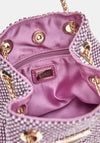 Guess Lua Rhinestone Mini Grab Bag, Pink