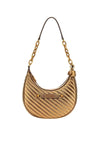 Guess Sela Stitch Detail Shoulder Bag, Bronze