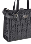 Guess Silvana Quilted Medium Grab Bag, Black