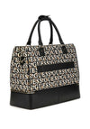 Guess Stark Monogram Logo Weekender Bag, Brown Multi