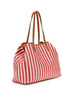 Guess Vikky Raffia Shopper Tote, Red Multi