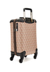 Guess Wilder Travel G Cube 18” Spinner Suitcase, Taupe Logo