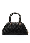 Guess Adelard Chevron Stitch Crossbody Bag, Black