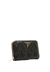 Guess Adelard SLG Medium Zip Around Wallet, Black