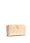 Guess Adelard Logo Print Wallet, Gold