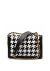 Guess Abey Woven Shoulder Bag, Black