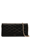 Guess Leather Quilted Crossbody Bag, Black