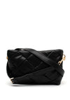 Guess Zaina Quilted Top Zip Crossbody Bag, Black