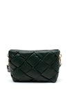 Guess Zaina Quilted Top Zip Crossbody Bag, Forest